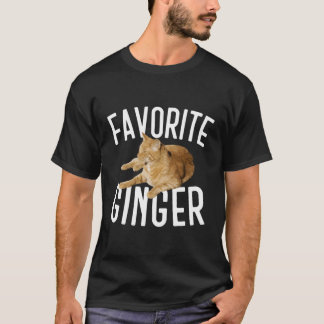 Favourite Ginger Tabby Cat T-Shirt
