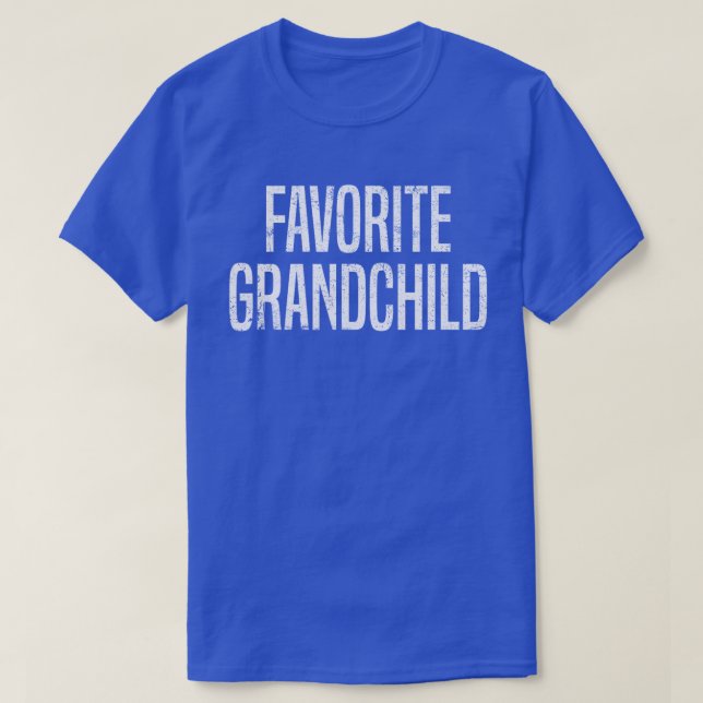 Favourite Grandchild T-Shirt (Design Front)