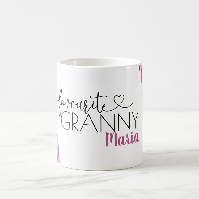 Favourite Granny Mug Boho Watercolor (Center)