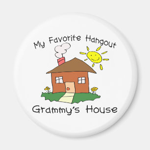 Favourite Hangout Grammy's House Magnet