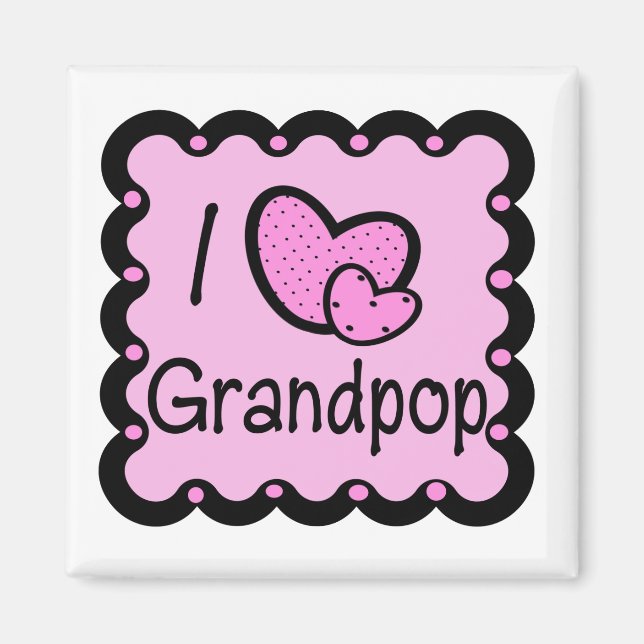 Favourite Hangout Grandpop's House Magnet (Front)