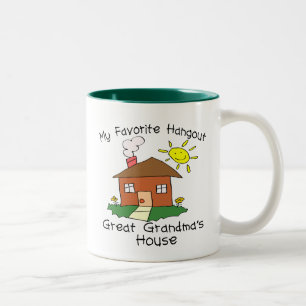 Favourite Hangout Great Grandma's House Two-Tone Coffee Mug