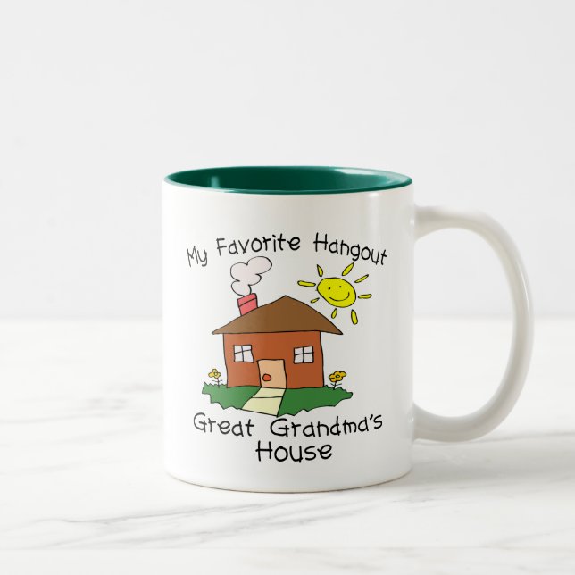 Favourite Hangout Great Grandma's House Two-Tone Coffee Mug (Right)
