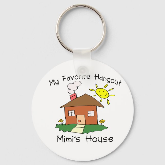 Favourite Hangout Mimi's House Key Ring (Front)