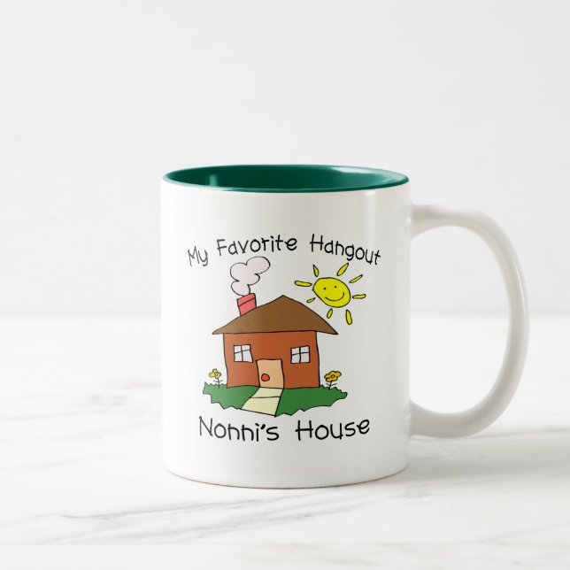 Favourite Hangout Nonni's House Two-Tone Coffee Mug (Right)