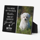 Favourite Hello | Hardest Goodbye Pet Memorial