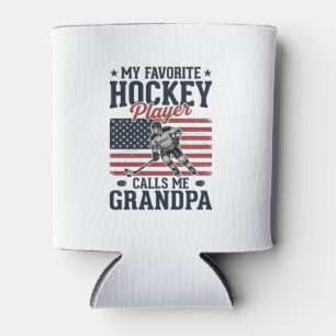 Favourite Hockey Player Calls Me Grandpa Vintage S Can Cooler