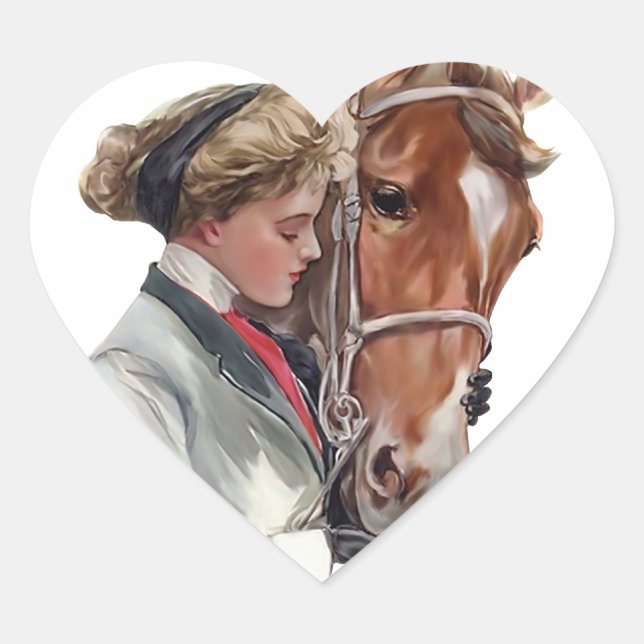 Favourite Horse Heart Sticker (Front)