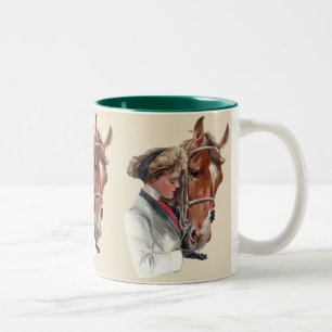 Favourite Horse Two-Tone Coffee Mug