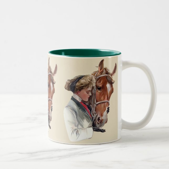 Favourite Horse Two-Tone Coffee Mug (Right)