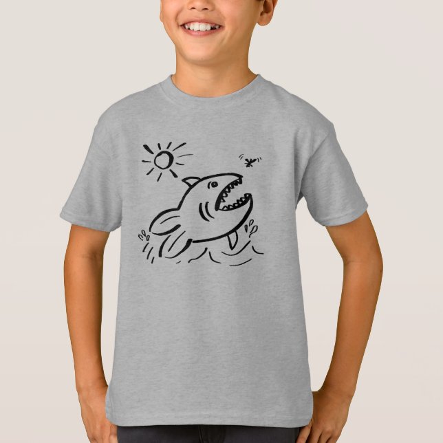 favourite Hungry Fish and Fly Sweatshirt T-Shirt (Front)