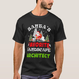 Favourite Landscape Architect Funny Christmas T-Shirt