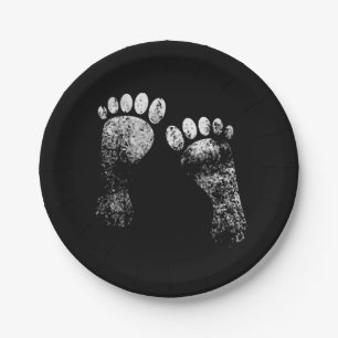 Favourite legs paper plate