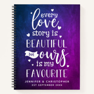 Favourite Love Story Couple's Scrapbook Notebook