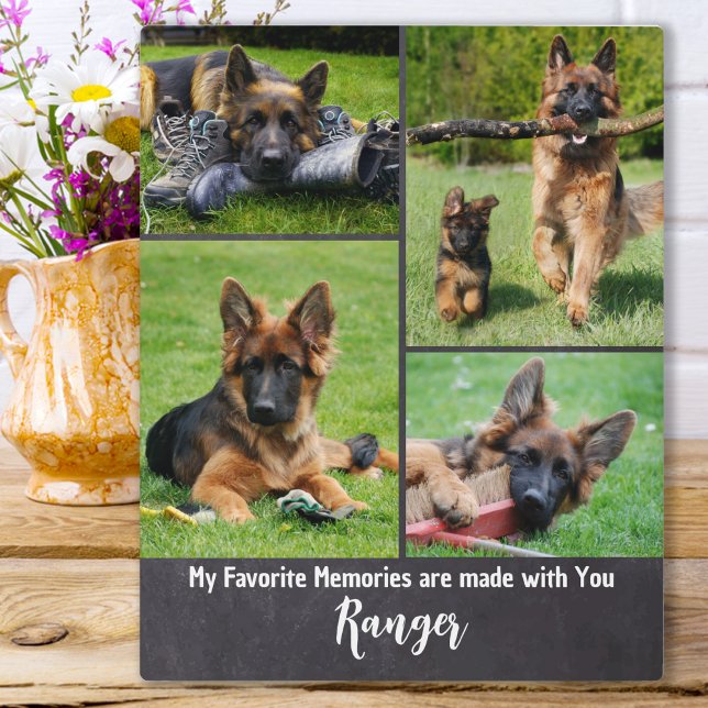 Favourite Memories - Pet Dog Photo Keepsake Plaque (Creator Uploaded)