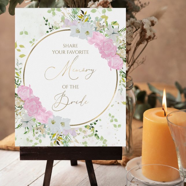 Favourite Memory Of The Bride Bridal Shower Sign (Creator Uploaded)