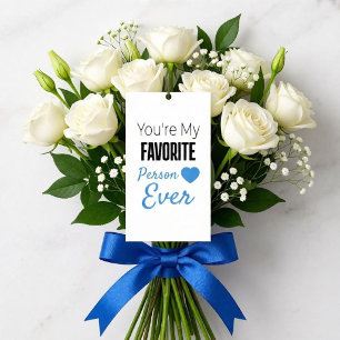 Favourite person ever personalised enclosure card