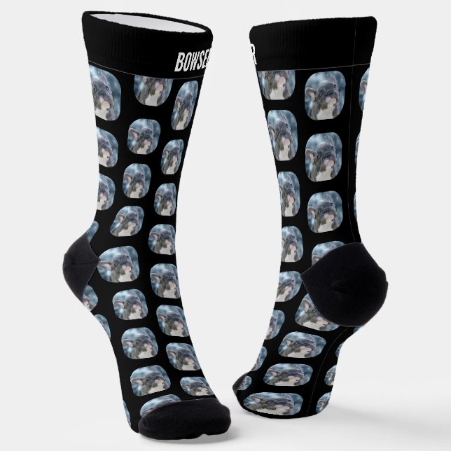 Favourite Pet or Children's Photo Socks (Angled)