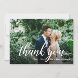Favourite Photo Wedding Thank You Card