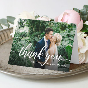 Favourite Photo Wedding Thank You Card