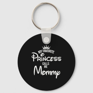 Favourite princess calls mummy shirt mum mothers d key ring