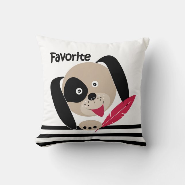 Favourite puppy cushion (Front)