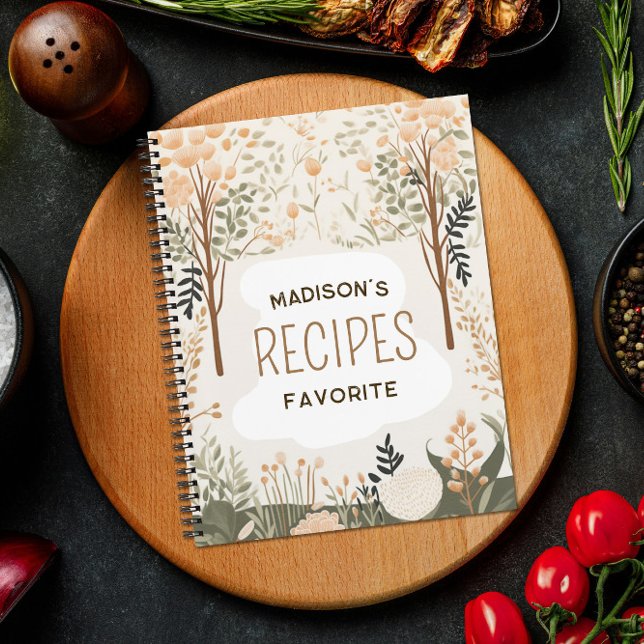 Favourite Recipes Book Personalised  (Creator Uploaded)