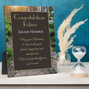 Favourite! Retiree's Congratulations gift Plaque