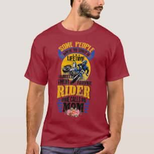 Favourite Rider Mine Calls Me Mum Funny Mum T-Shirt