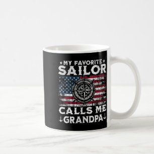 Favourite Sailor Calls Grandpa Proud Grandpa of Coffee Mug