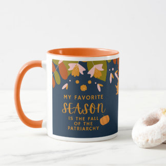 Favourite Season - Fall of Patricarchy Two-Tone Co Mug