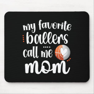 Favourite Sketll Volleyll Players Call Me Mum Ll M Mouse Pad