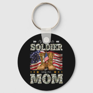 Favourite Soldier Calls Mum Proud Military Mothers Key Ring