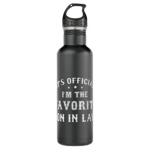 Favourite Son in Law Funny Gift from Father Mother 710 Ml Water Bottle