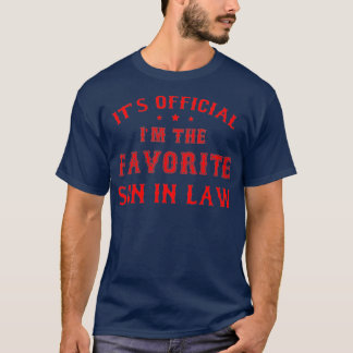 Favourite Son in Law Funny SoninLaw Birthday Gift T-Shirt