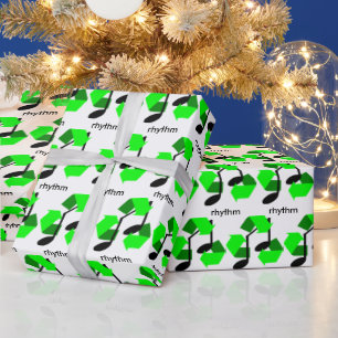 Favourite Song Rhythm Wrapping Paper
