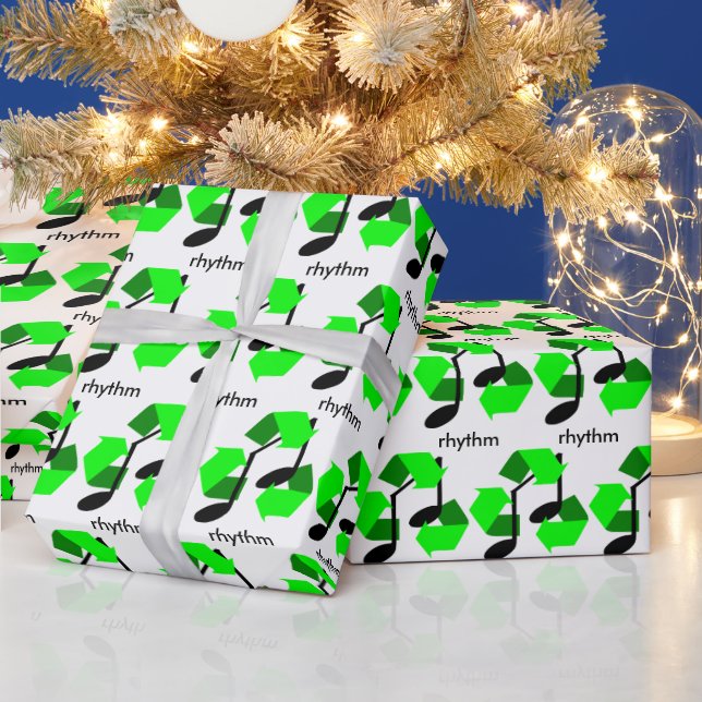 Favourite Song Rhythm Wrapping Paper (Holidays)