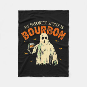 Favourite Spirit Is Funny Ghost Halloween Costume Fleece Blanket