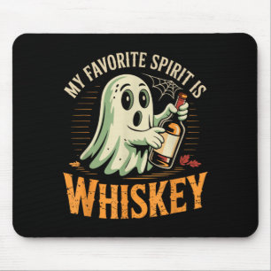 Favourite spirit is funny ghost halloween costume mouse pad