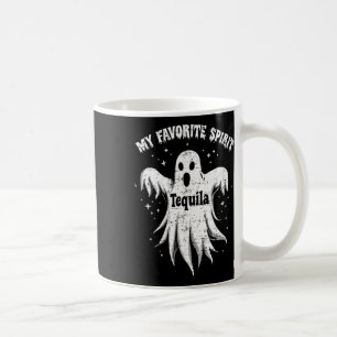 Favourite Spirit Tequila Drinking Ghost Halloween Coffee Mug