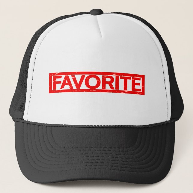 Favourite Stamp Trucker Hat (Front)