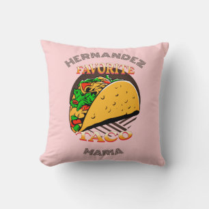 Favourite Taco,Cool favourite food Gift personali Cushion