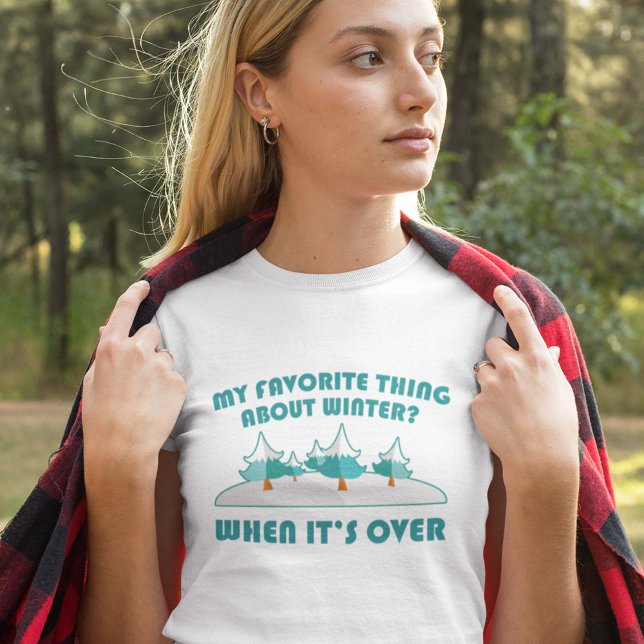 Favourite Thing About Winter T-Shirt (Favorite Thing About Winter T-Shirt)