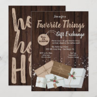 Favourite Things Gift Exchange brown paper package