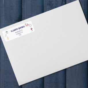 Favourite Things Holiday Gift Exchange Return Address Label