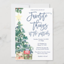 Favourite Things Party Holiday Christmas Party