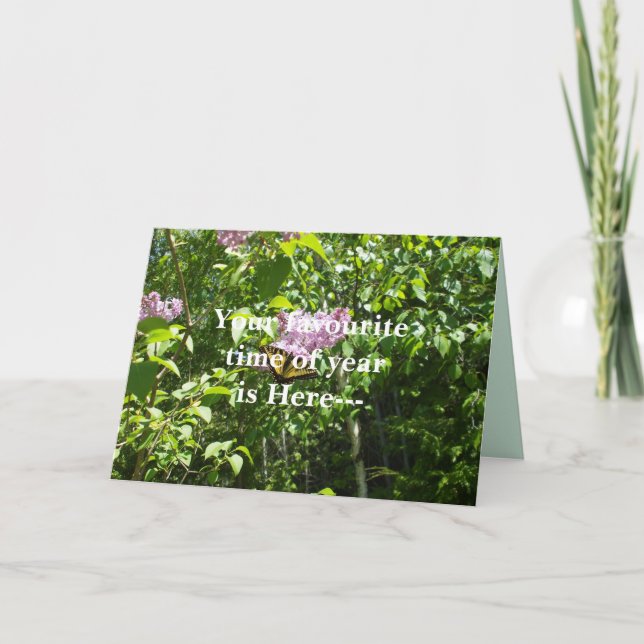 Favourite Time of Year-April Fool Card (Front)