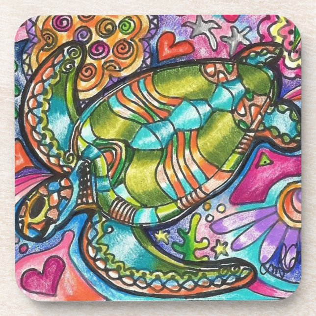 Favourite Turtle Coaster (Front)