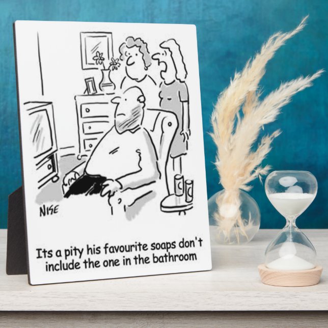 Favourite TV Soaps. Funny Plaque (Side)