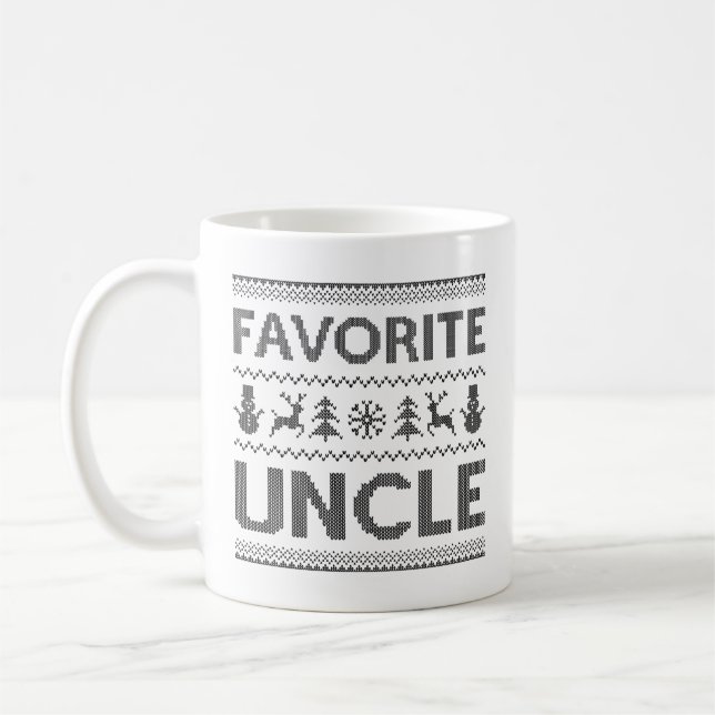 Favourite Uncle Coffee Mug (Left)
